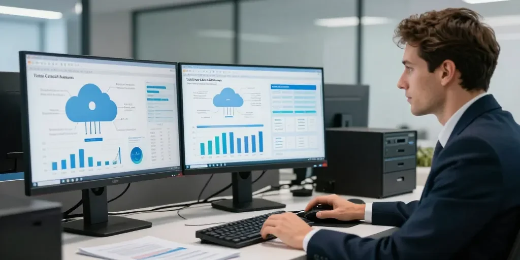 Dienstleistungsunternehmen für eine gemanagte Cloud: Warum der TCO-Vergleich Ihre Investitionsentscheidung transformiert